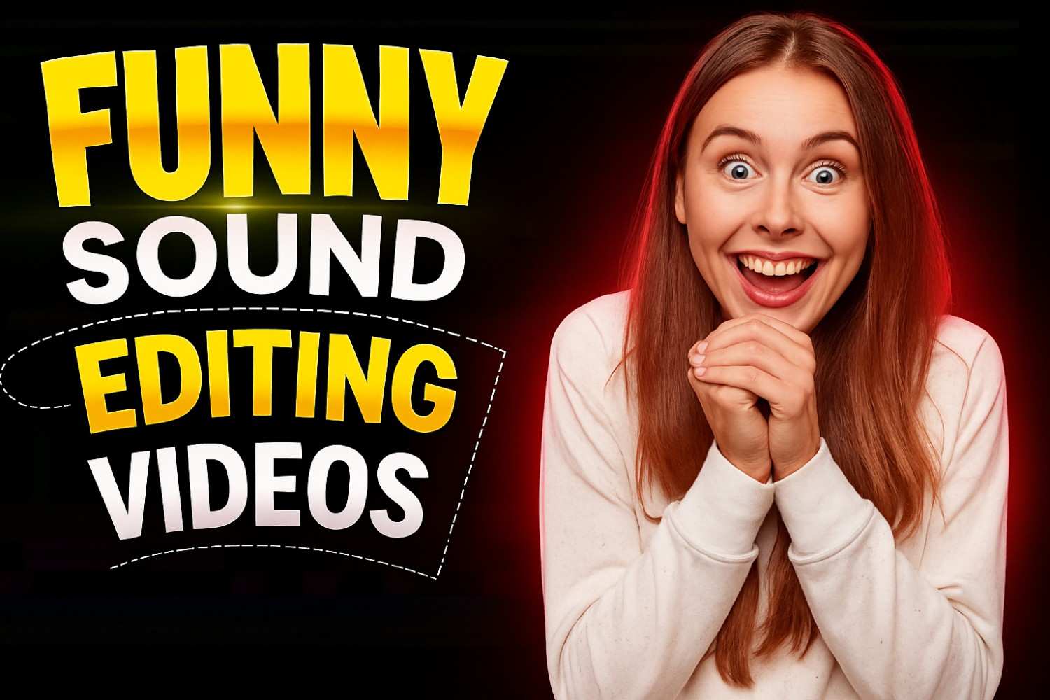 I will edit your sound for videos to make them clean, funny, and engaging