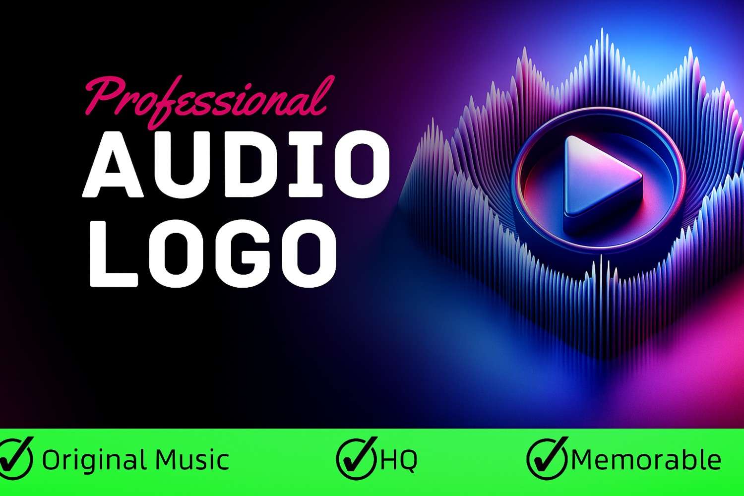 I Will Create a Unique and Professional Audio Logo with Original