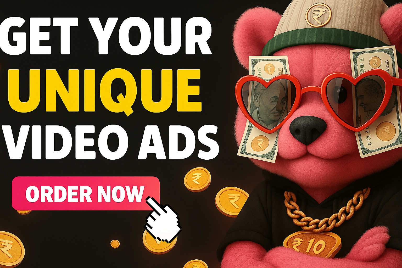 Create High quality And Eye-Catching Video Ads for Facebook ,Instagram & Dropshipping