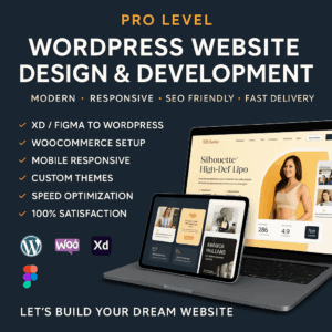 I Will Design Pro-Level WordPress Websites for Your Brand