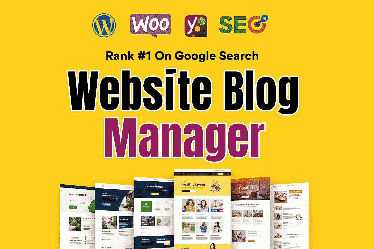 I will manage and grow your blog with SEO-optimized content and regular updates