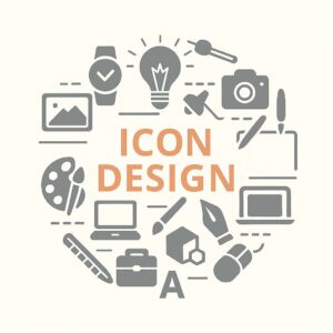 I will design custom and modern icons for web, app, or brand
