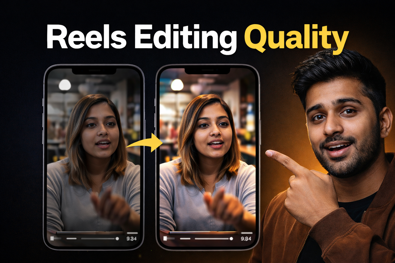 I will edit video and create motion graphics for reels & shorts.