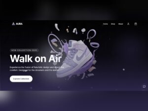 The Aura Kicks | Ecommerce Website