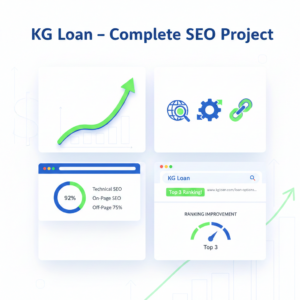 Complete SEO Optimization for KG Loan – Rankings,Traffic & Leads Boost